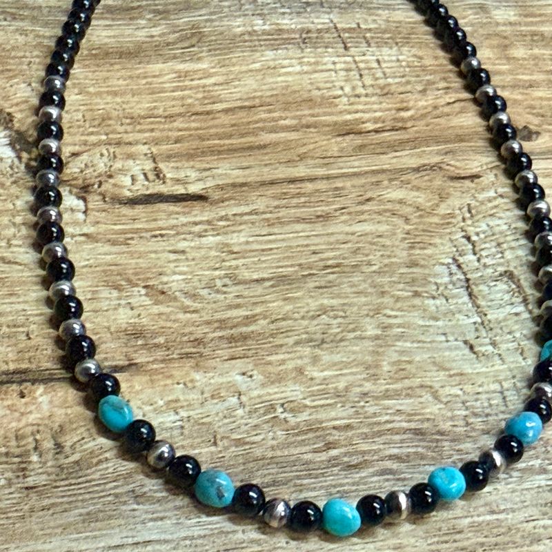 Onyx Turquoise &amp; Pearls
