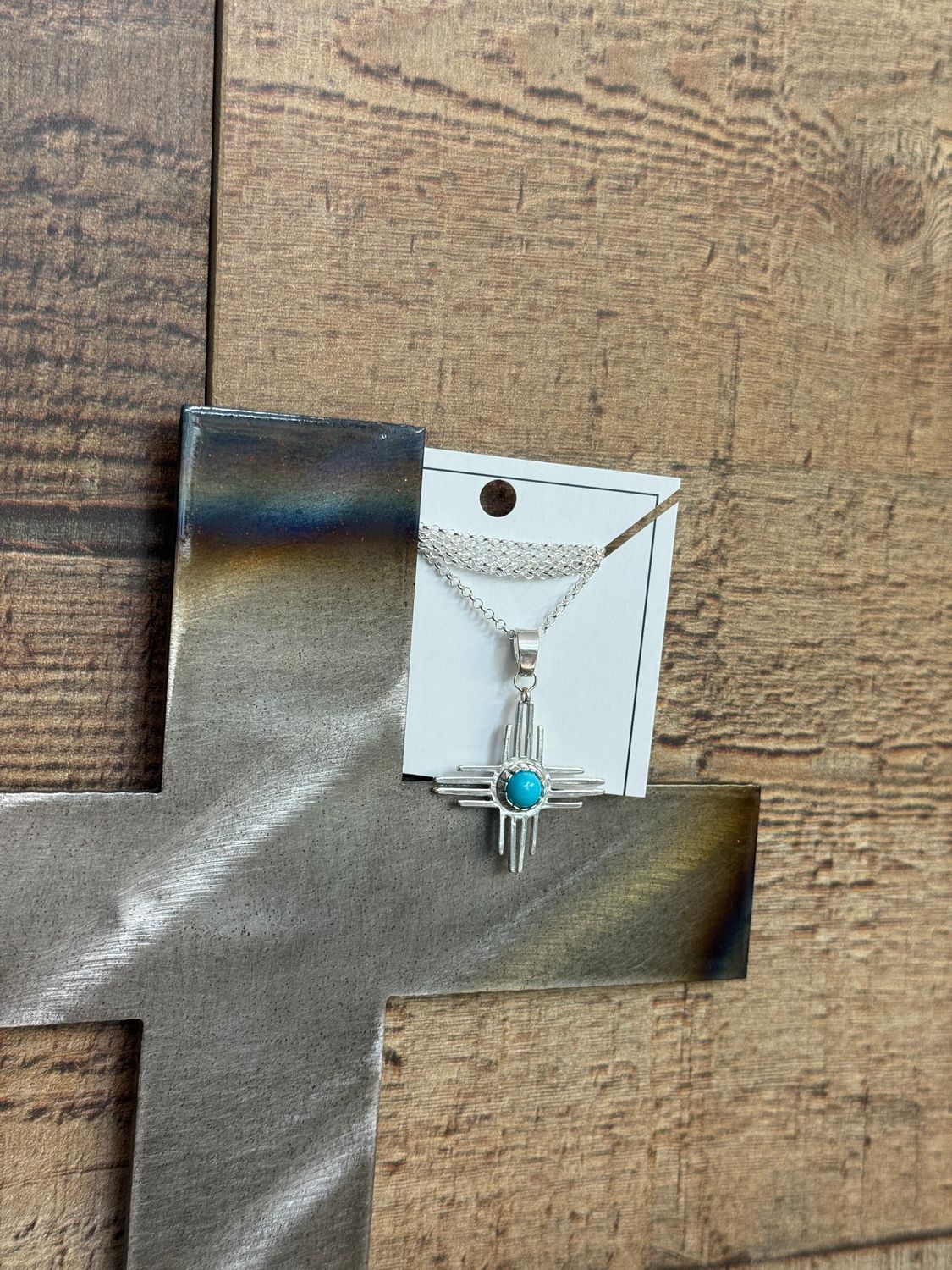 Turquoise Zia Necklace