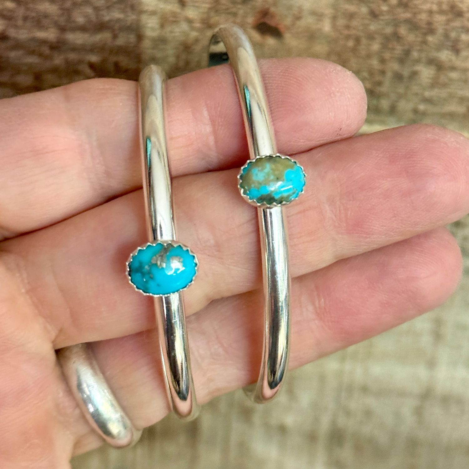 Turquoise Sterling Medium Cuff Bracelet