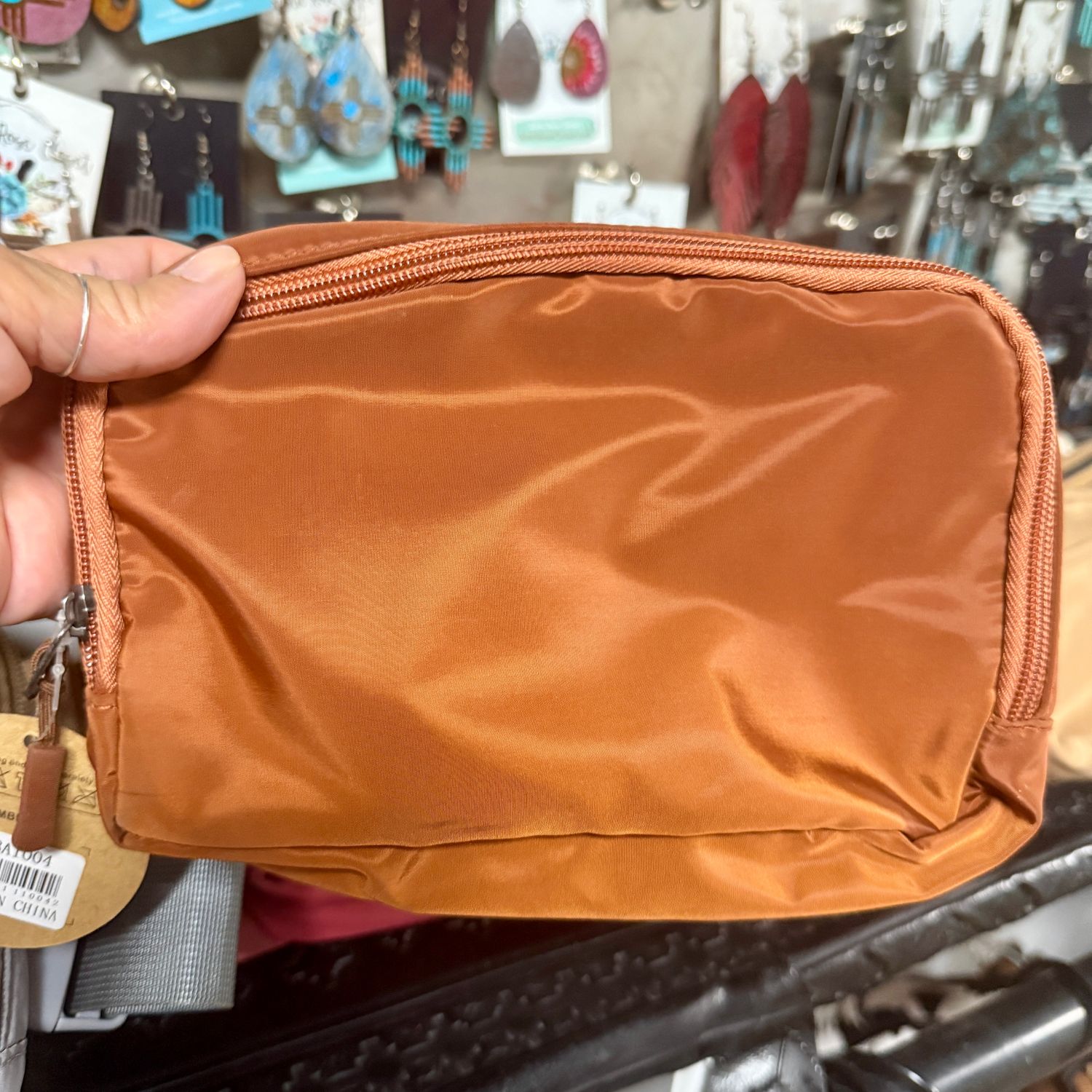 Rust Nylon Belt Bag