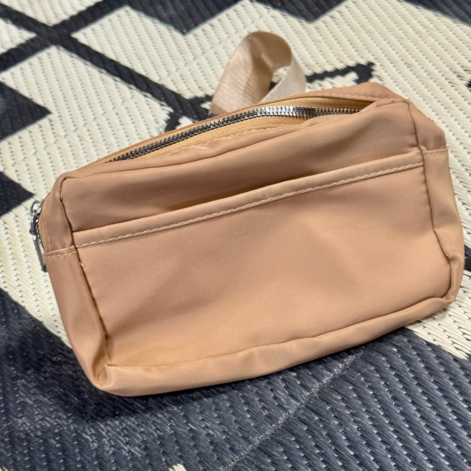 Mocha Nylon Belt Bag