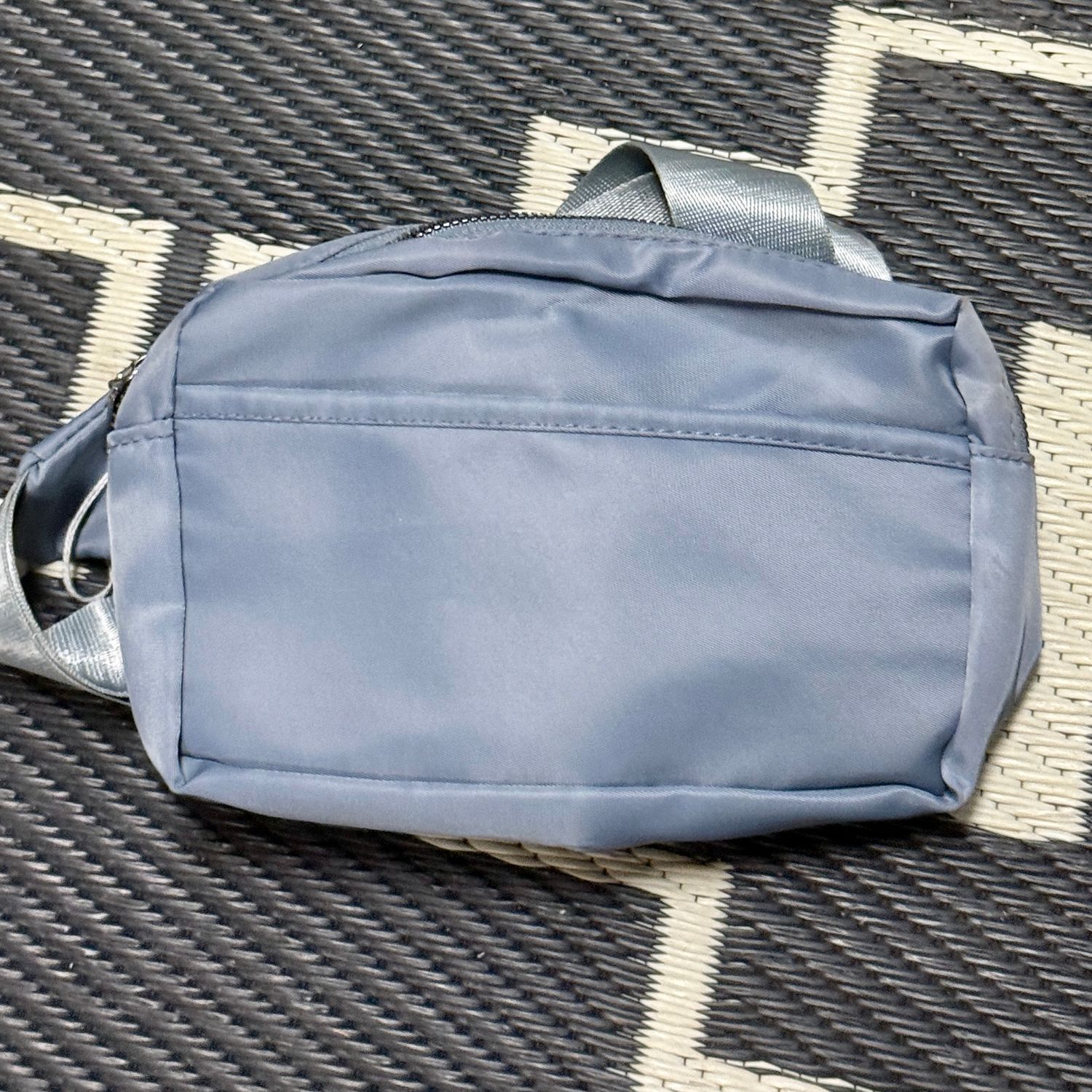 Blue Nylon Belt Bag