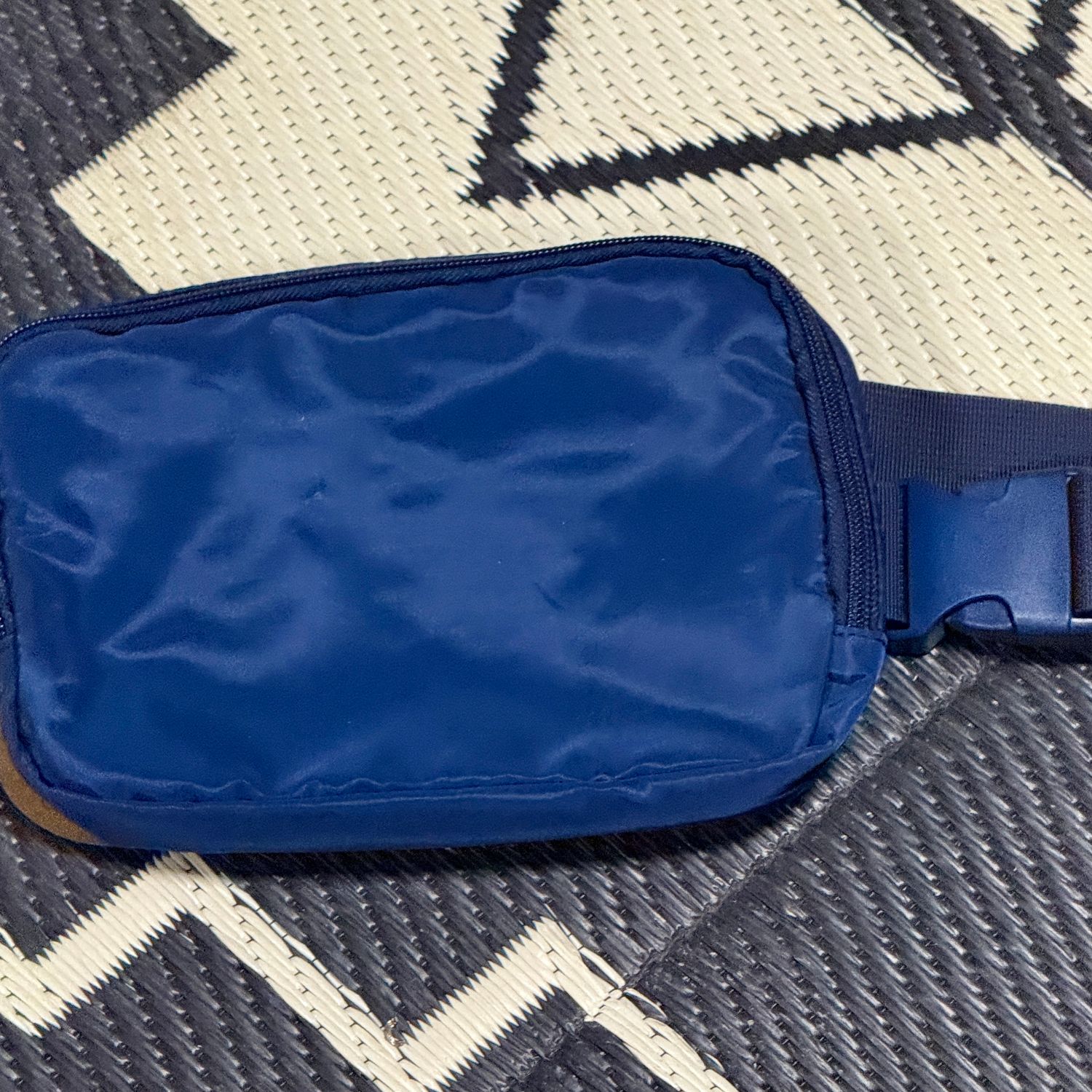 Navy Nylon Belt Bag