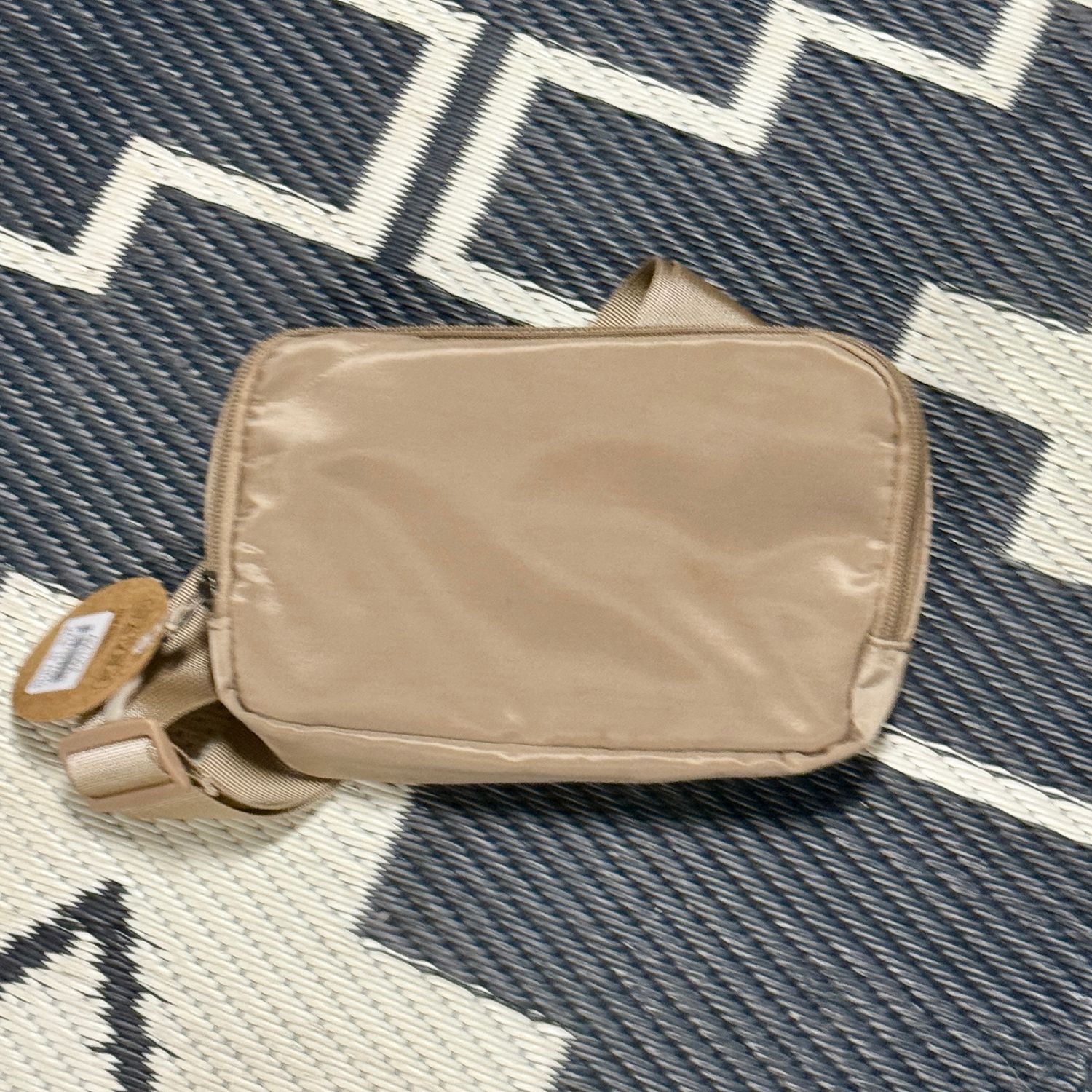 Tan Nylon Belt Bag