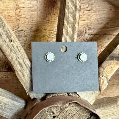 Opal Post Earrings