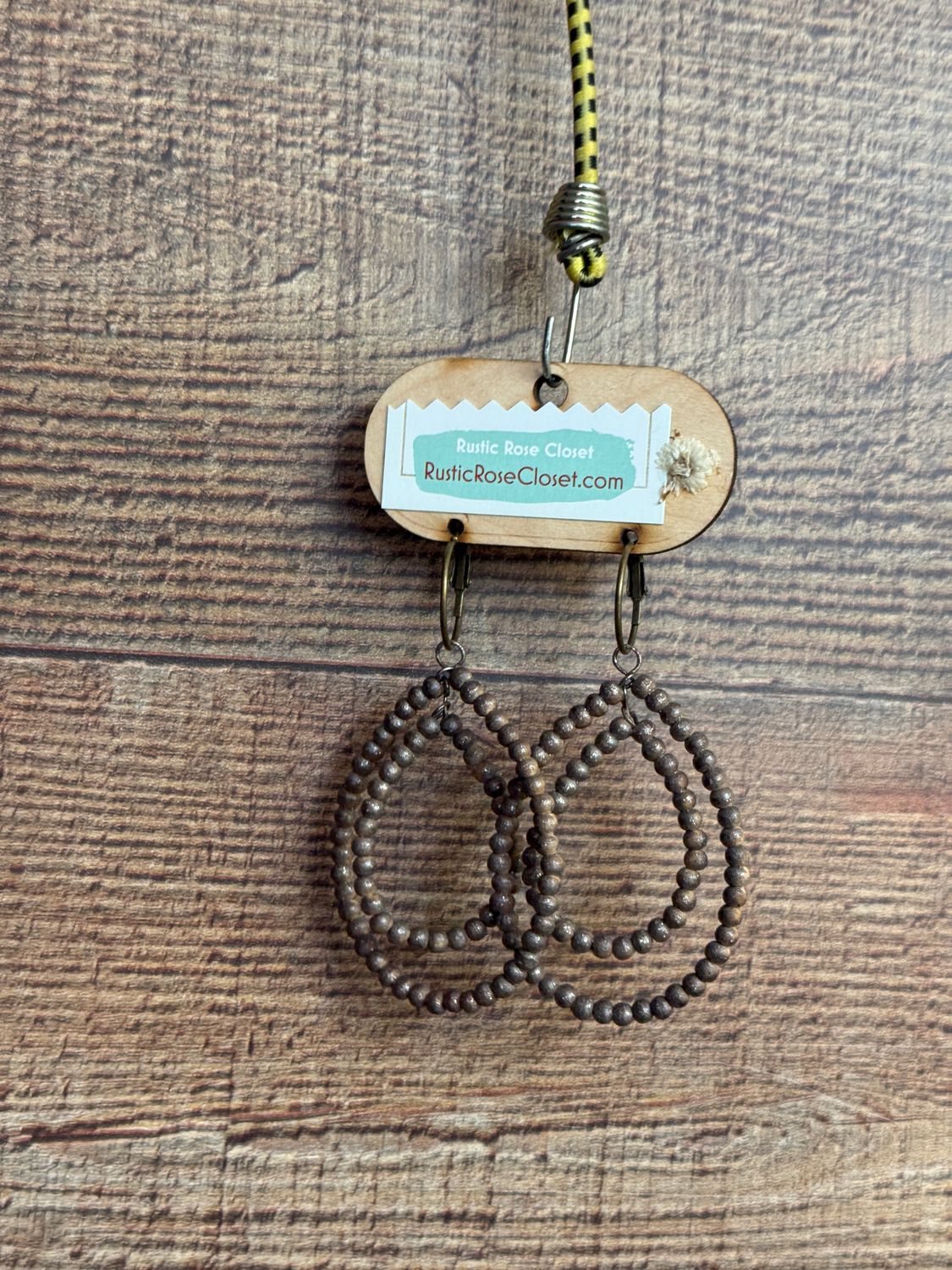 Bronze Teakwood Earrings