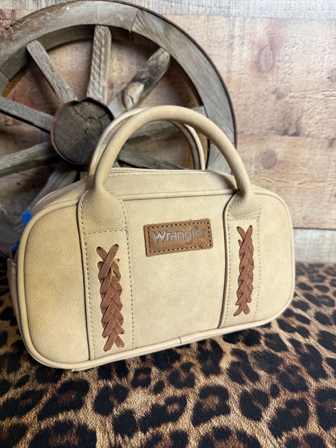 Wrangler Tan Whipstitch Mini Bag