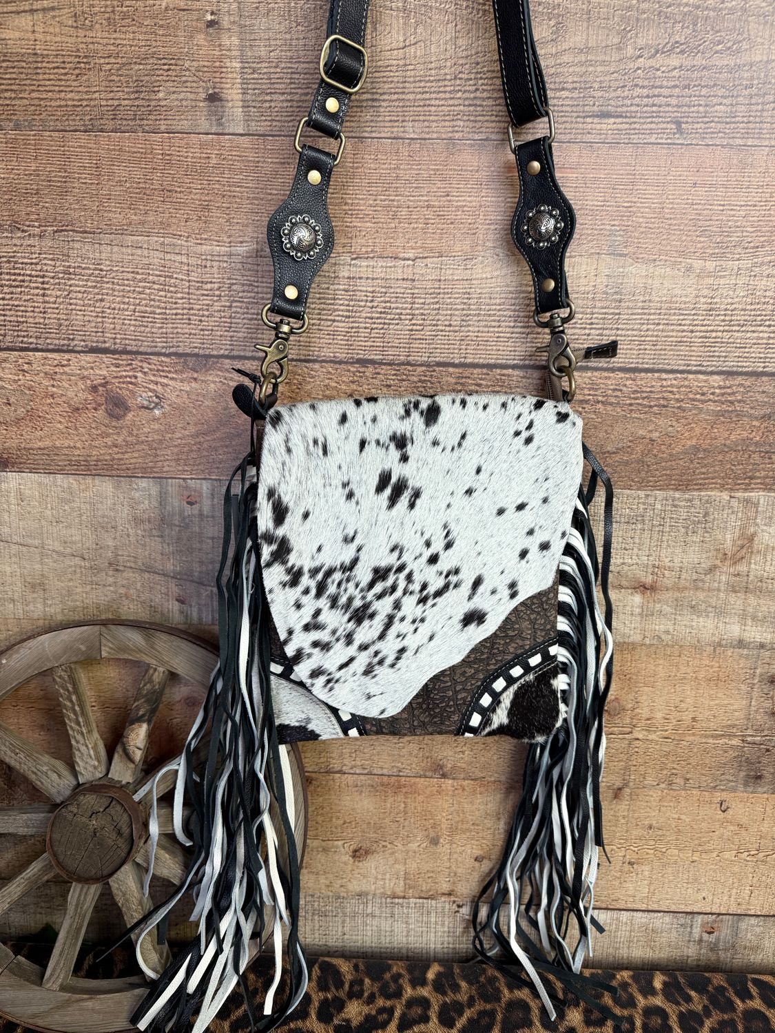 Cowhide Fringe Concealed Carry Bag