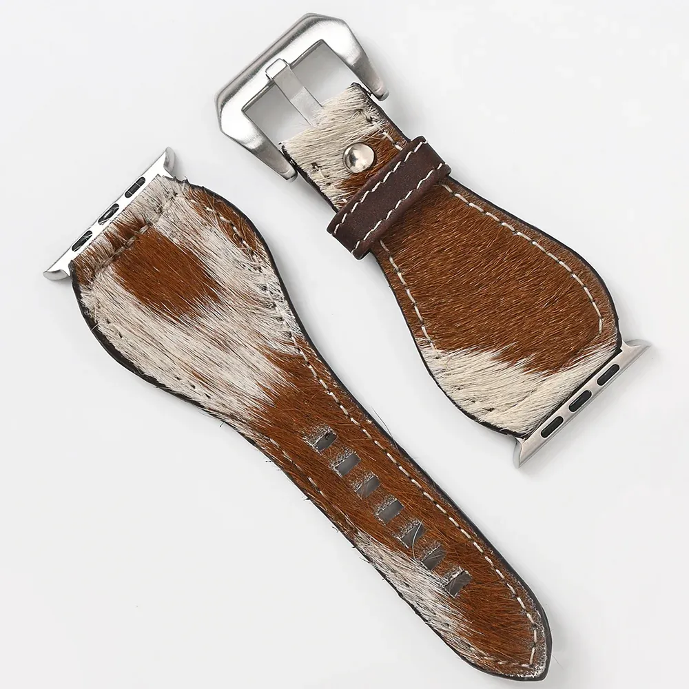 42-45 Brown Cowhide Watch Strap