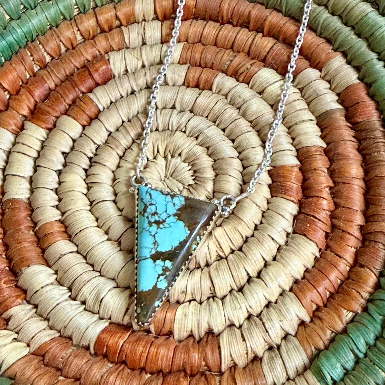 Triangle Turquoise Necklace