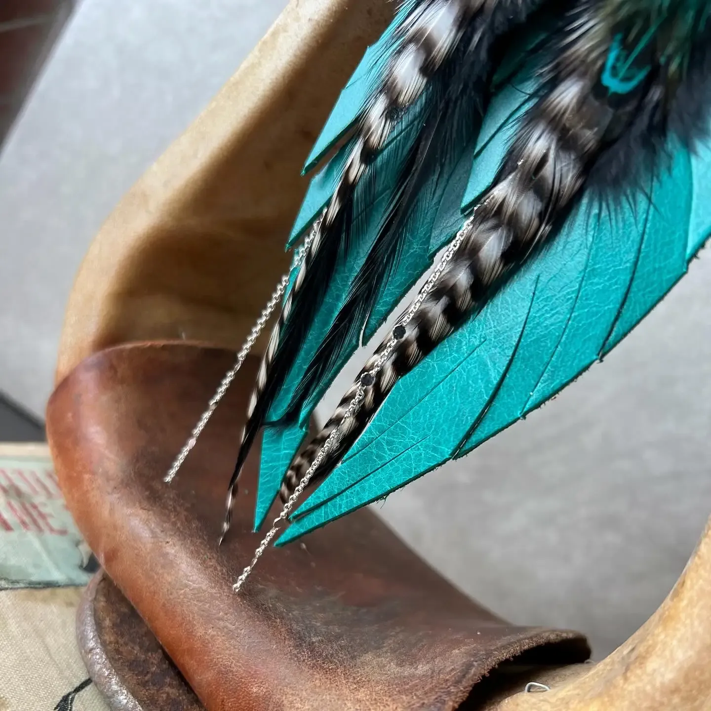 Seeley Boho Feather Earrings