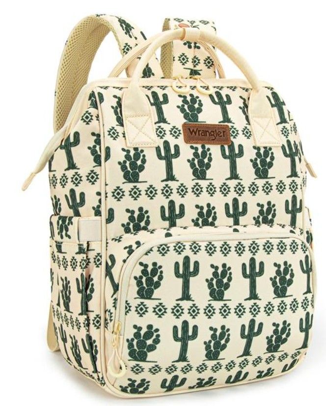 Wrangler Cactus Printed Backpack - Diaper Bag