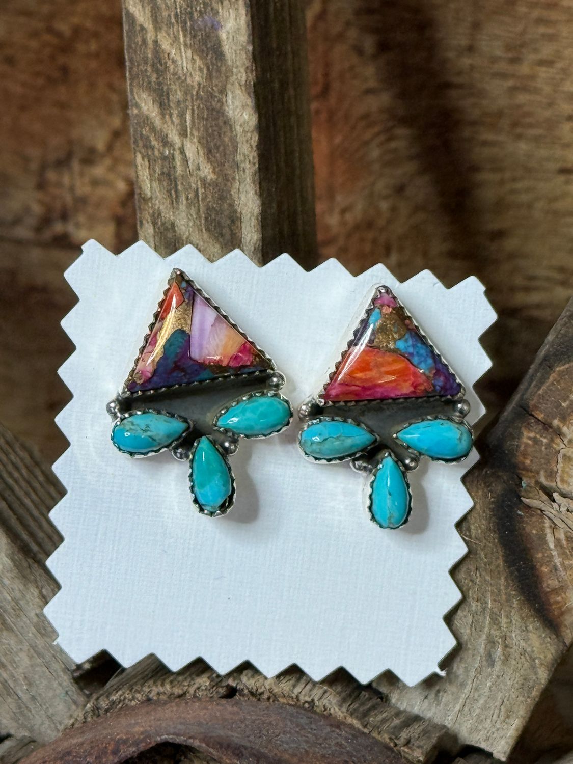 Tulip Turquoise Earrings