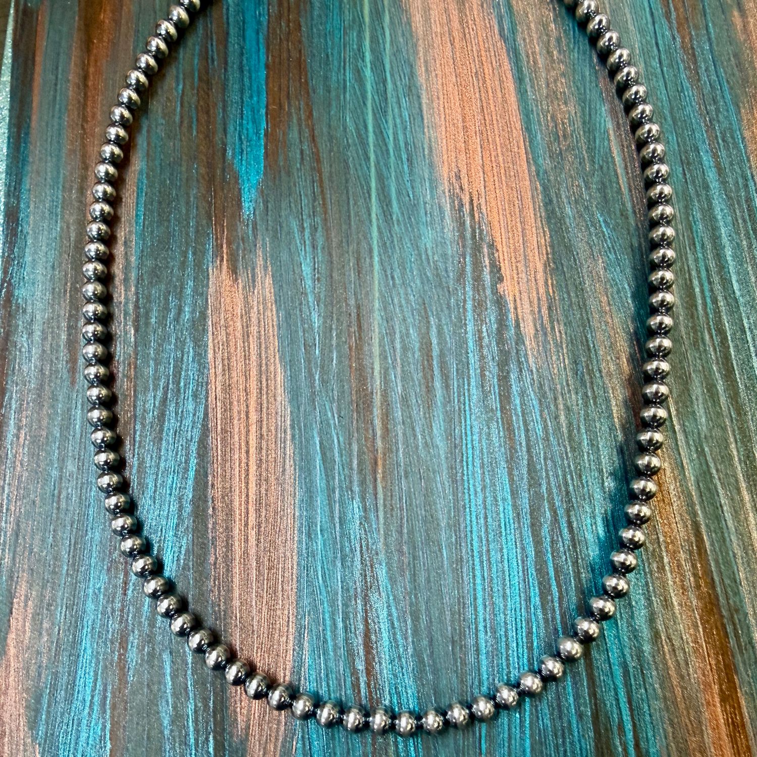 16” 4mm Sterling Pearls Necklace