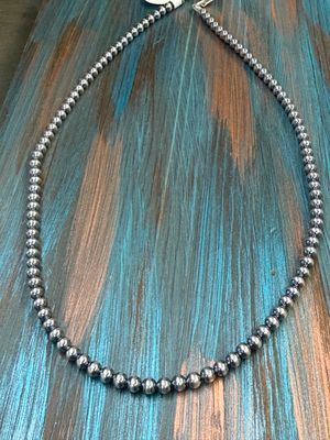 18” 4mm Sterling Pearls Necklace