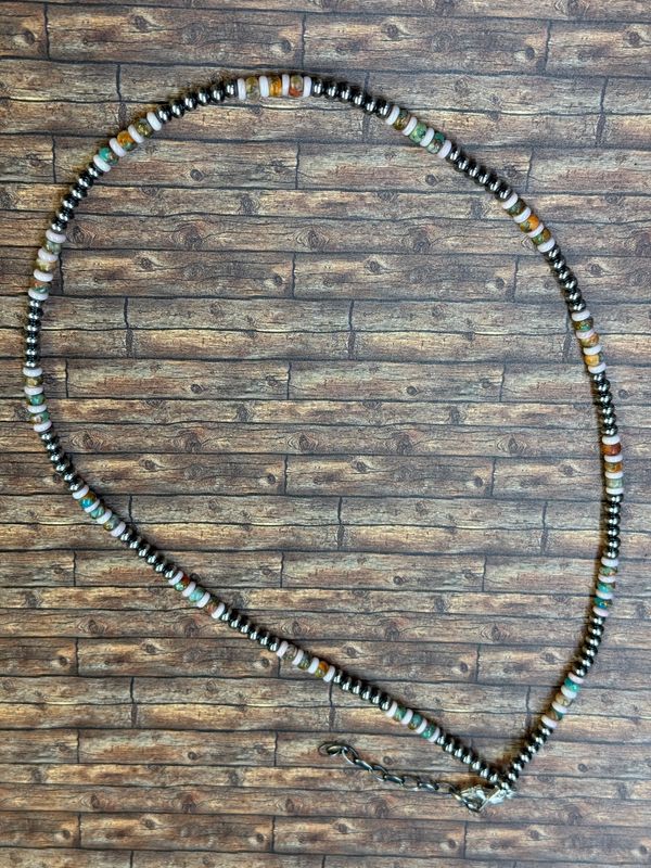 22” Multi Stone Necklace