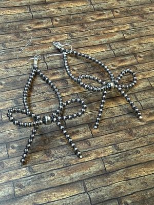 4mm Sterling Pearl Bow Earrings