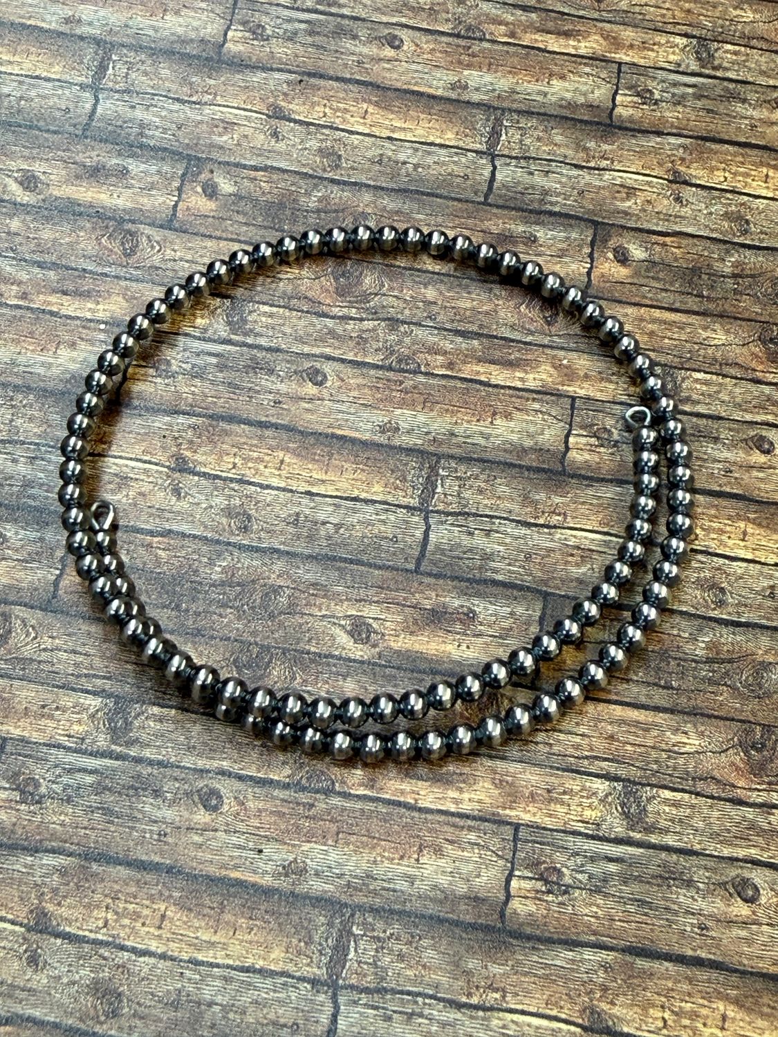 3mm Coil Pearl Bracelet