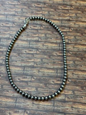 18” 5mm Sterling Pearl Necklace 