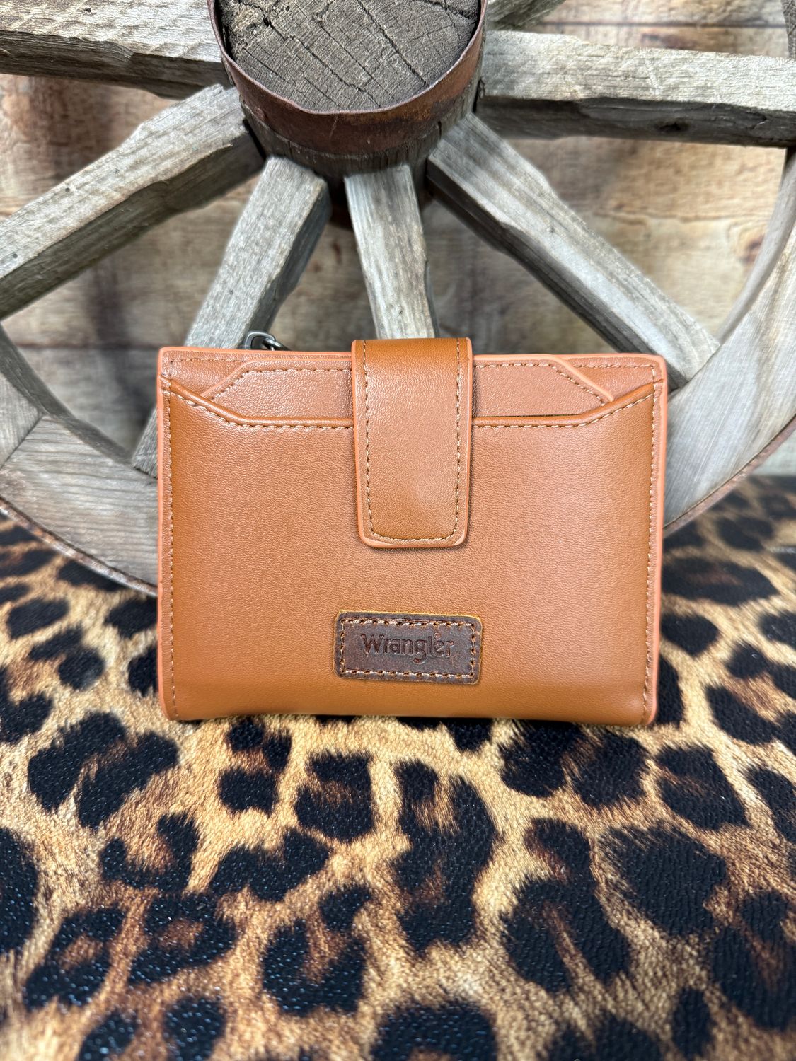 Wrangler Brown Card Holder Bifold Wallet