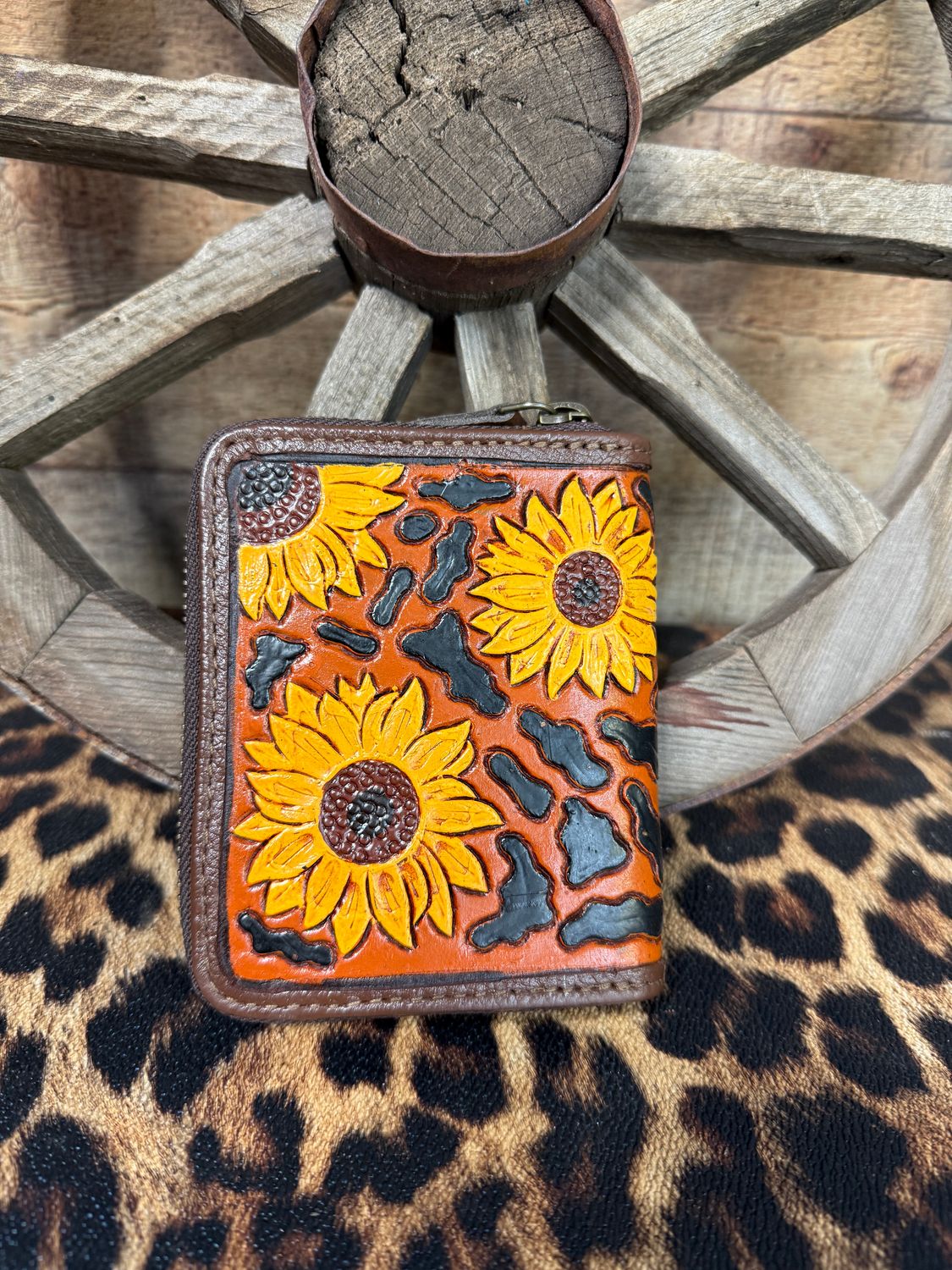 Sunflower Zipper Wallet 