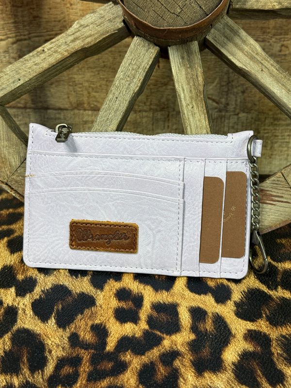 Wrangler Purple Card Wallet Wristlet 