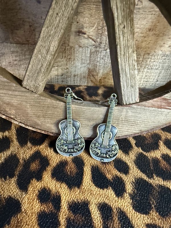 Guitar Fashion Earrings