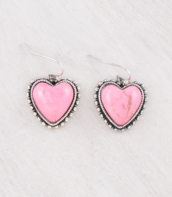 Pink Heart Fashion Earrings
