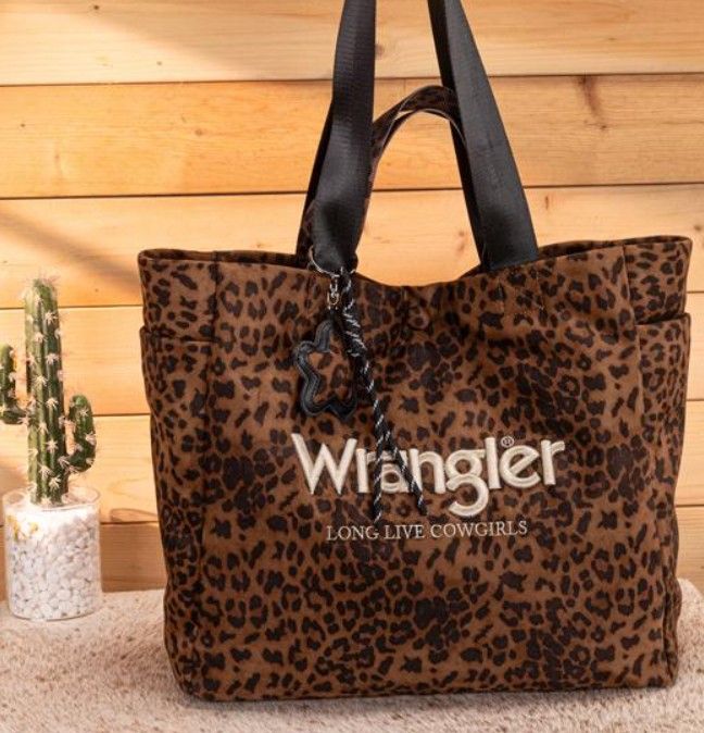 Wrangler Leopard Tote Bag