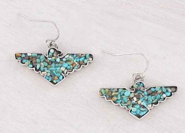Thunderbird Turquoise Fashion Earrings