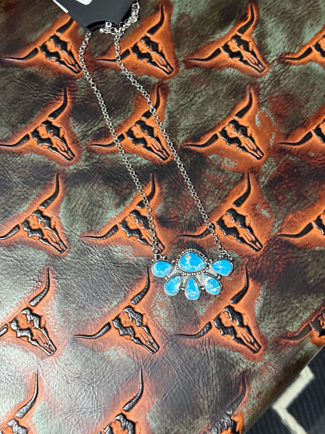 Bold In Blue Fashion Necklace 