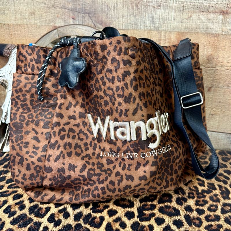 Wrangler Leopard Tote Bag