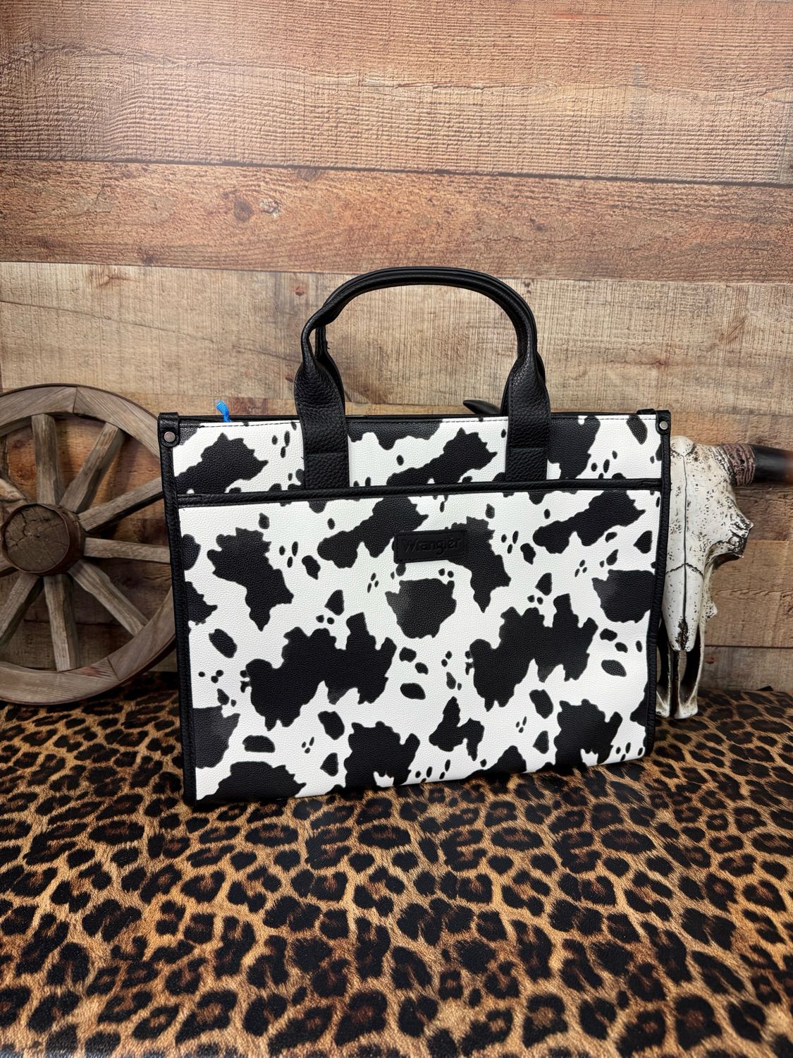 Black Cow Briefcase