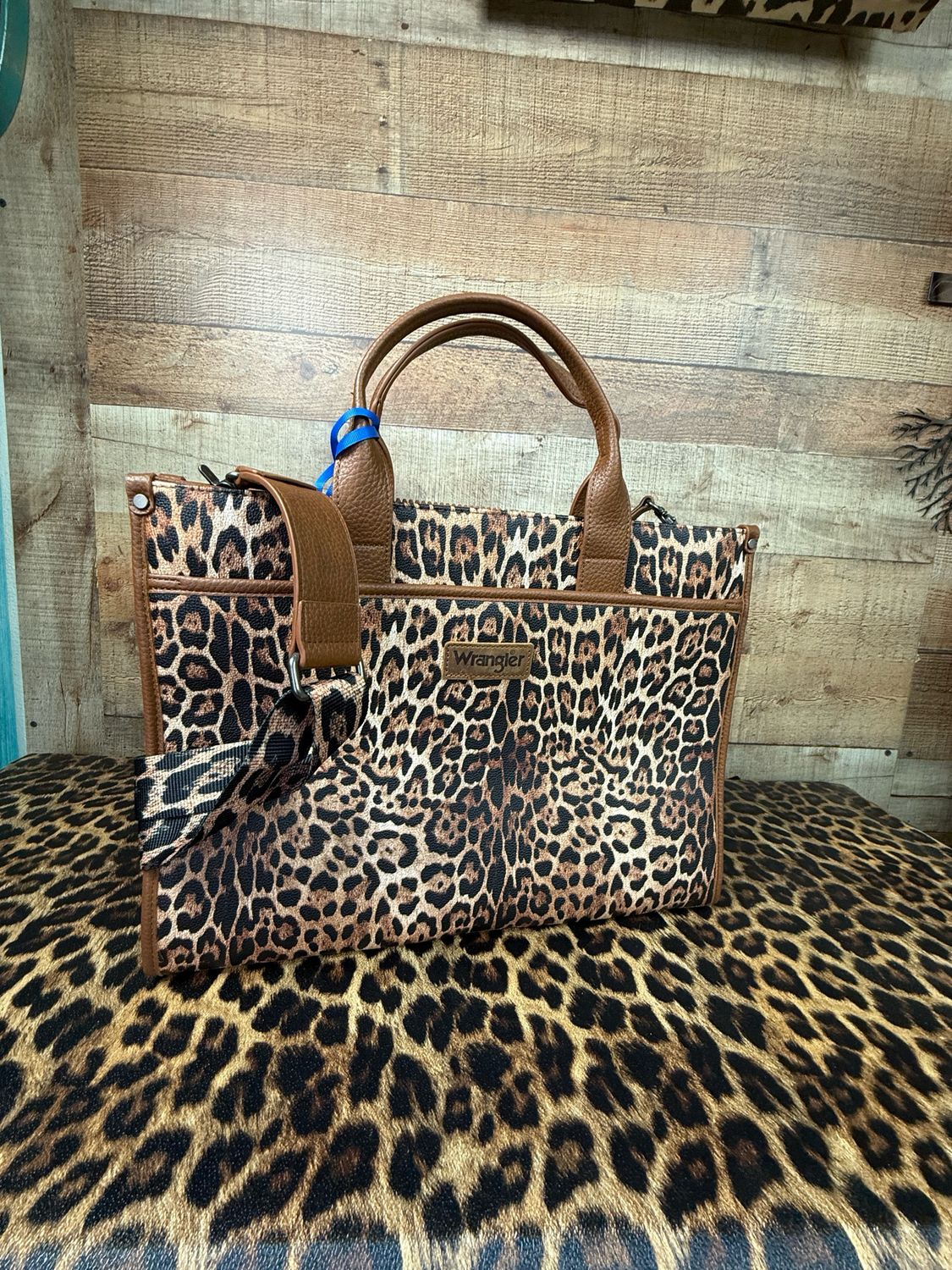 Leopard Briefcase