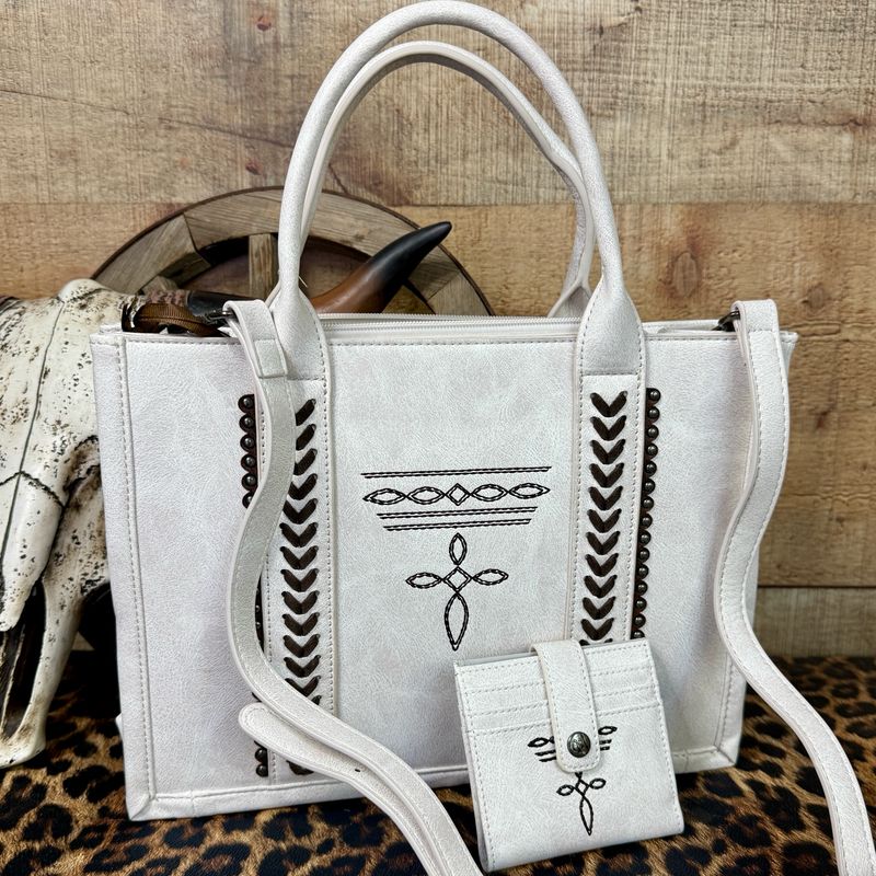 Boot Stitch Tote Bag