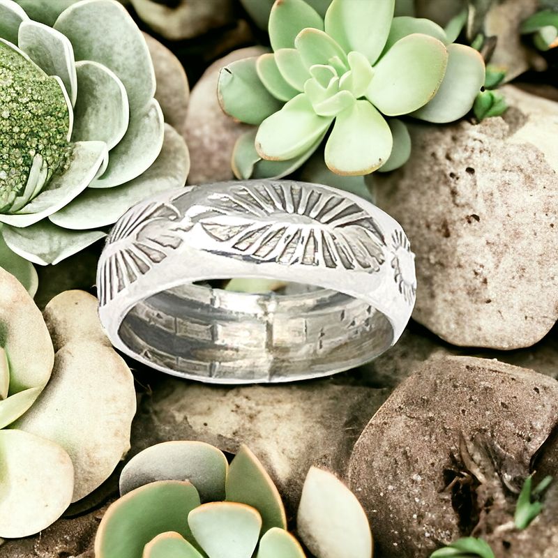 Sterling Silver Low Dome Band