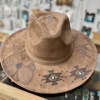 Hats- Burned Cowboy/Trucker Designed