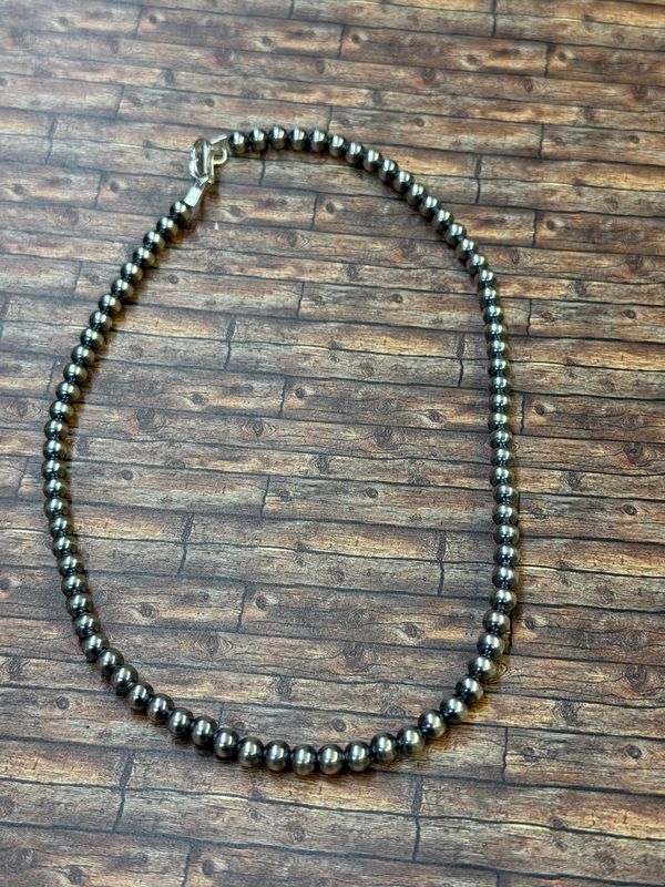 18” 5mm Sterling Pearl Necklace
