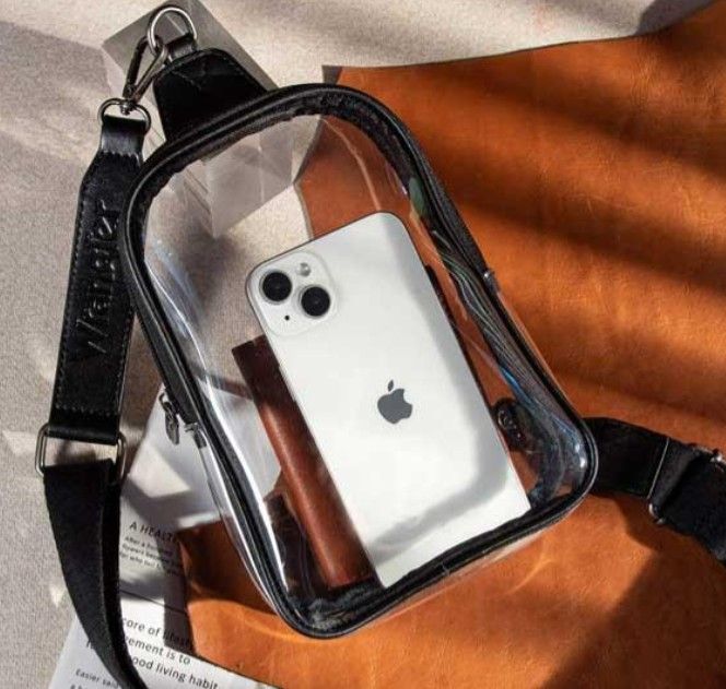 Wrangler Black Clear Sling Bag