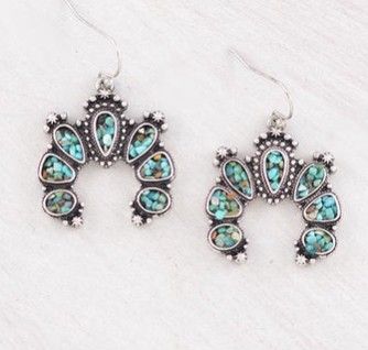 Western Squash Blossom Earrings