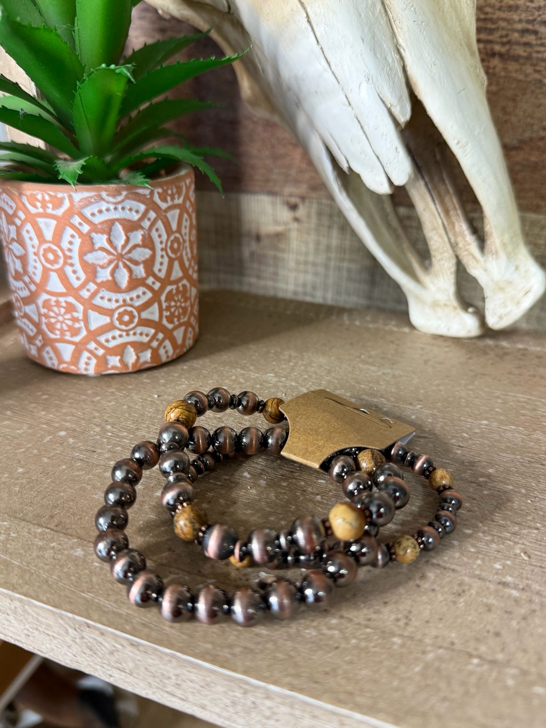 Western Navajo Pearl Bracelet