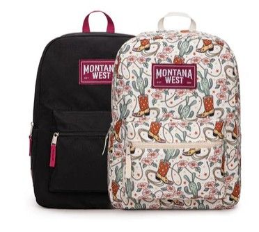 Montana West 2pc Cactus &amp; Boots Back Pack