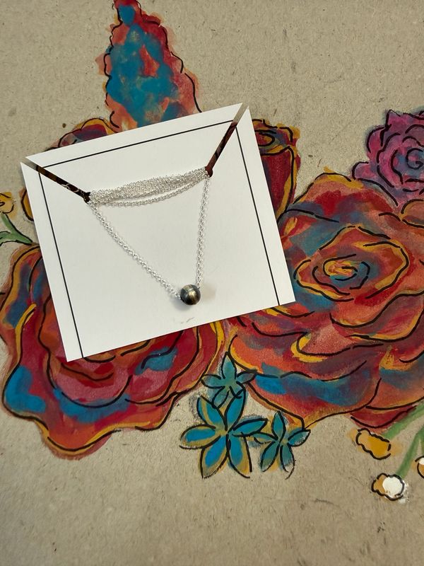 Single Navajo Pearl Necklace 