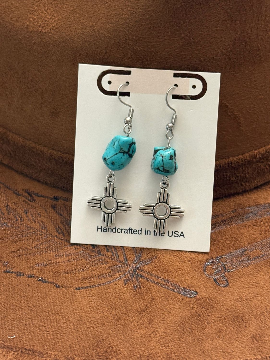 Zia Turquoise Beaded Earrings