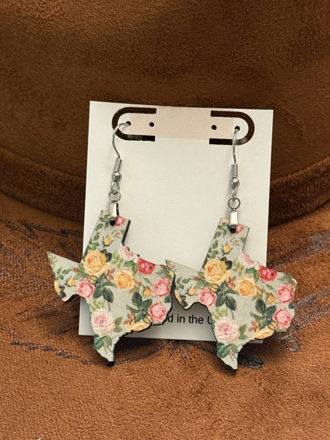 Texas Rose Earrings
