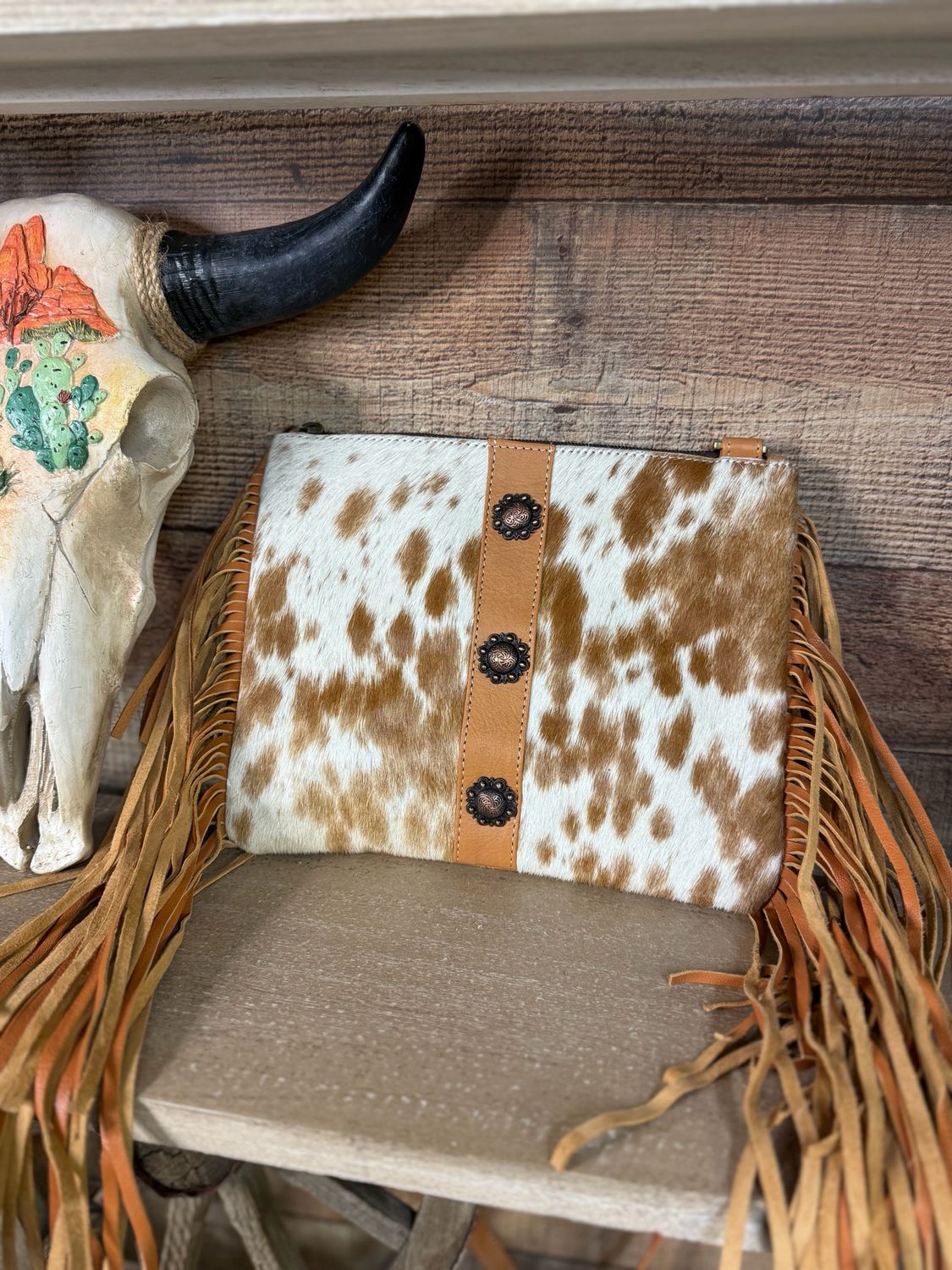 Blanca Cowhide Crossbody
