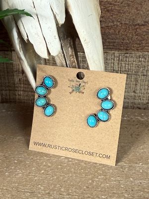 Squash Blossom Stud earrings