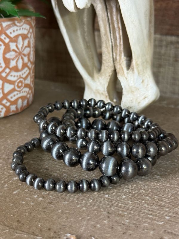 Silver Navajo Stretch Bracelets