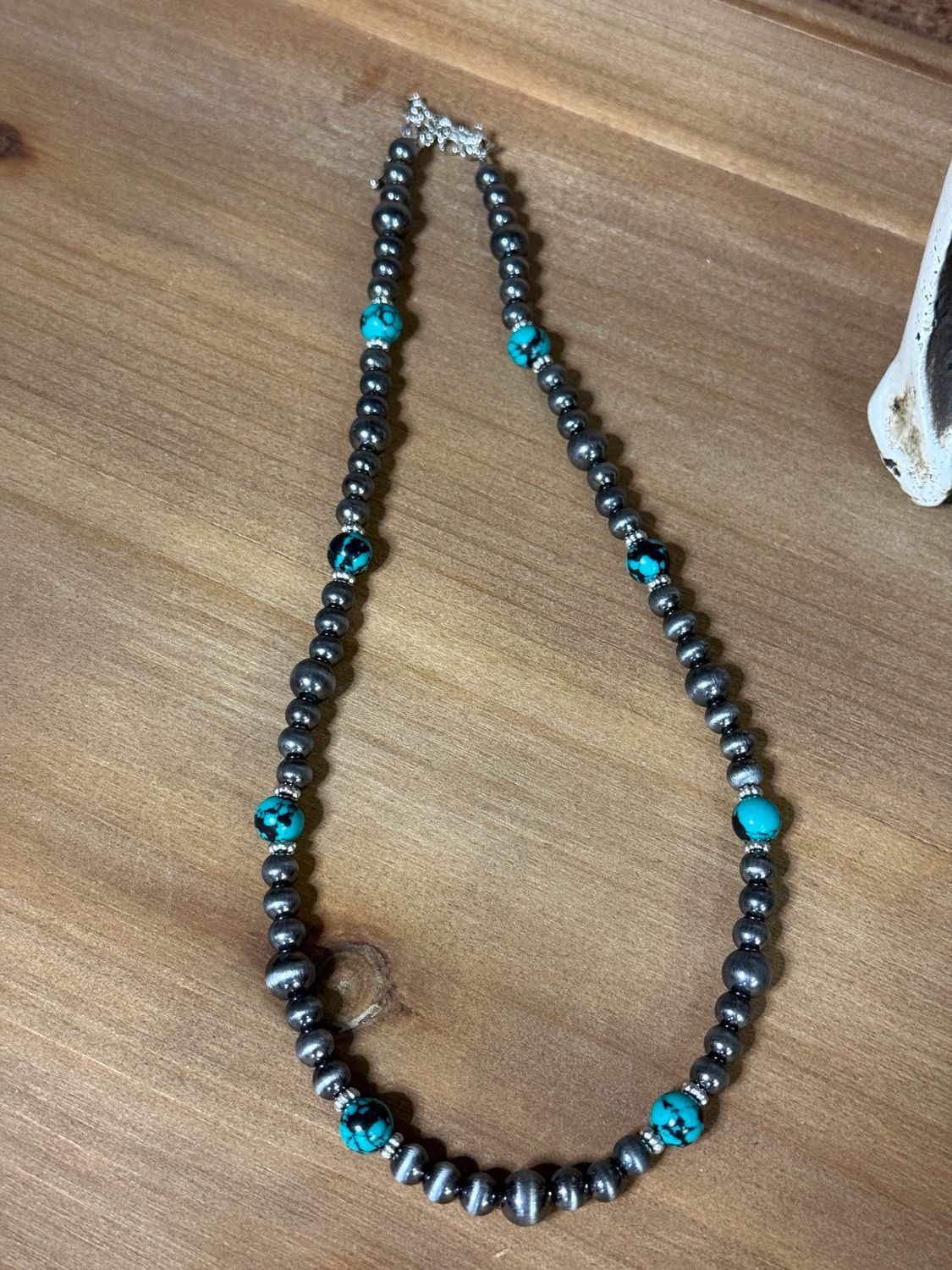 Turquoise Navajo Pearl Necklace