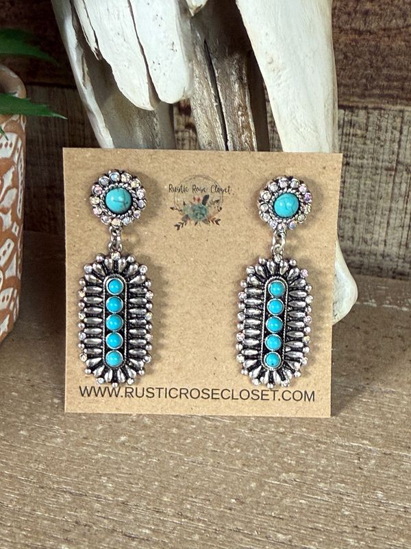 Western Style Statement Post Earrings